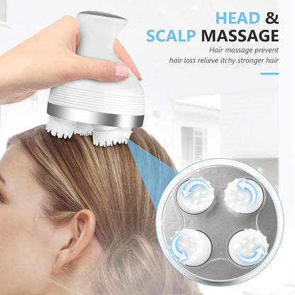 Dr.Carewell Revive 3-in-1 Electric Scalp & Body Massager